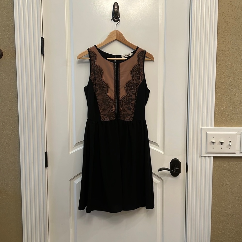 Mystic black cocktail dress
